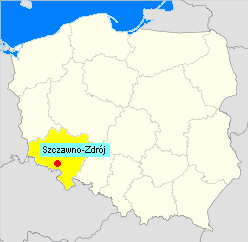Szczawno-Zdrój na mapie Polski